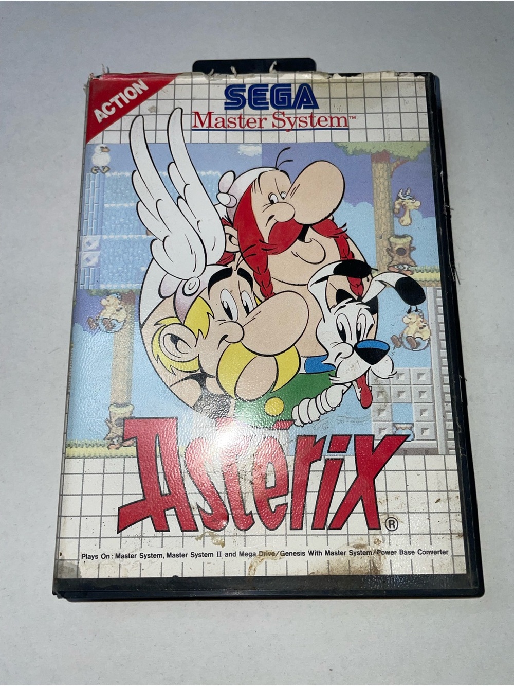 VINTAGE 1991 90s SEGA MASTER SYSTEM ASTERIX CARTRIDGE VIDEO GAME PAL ACTION